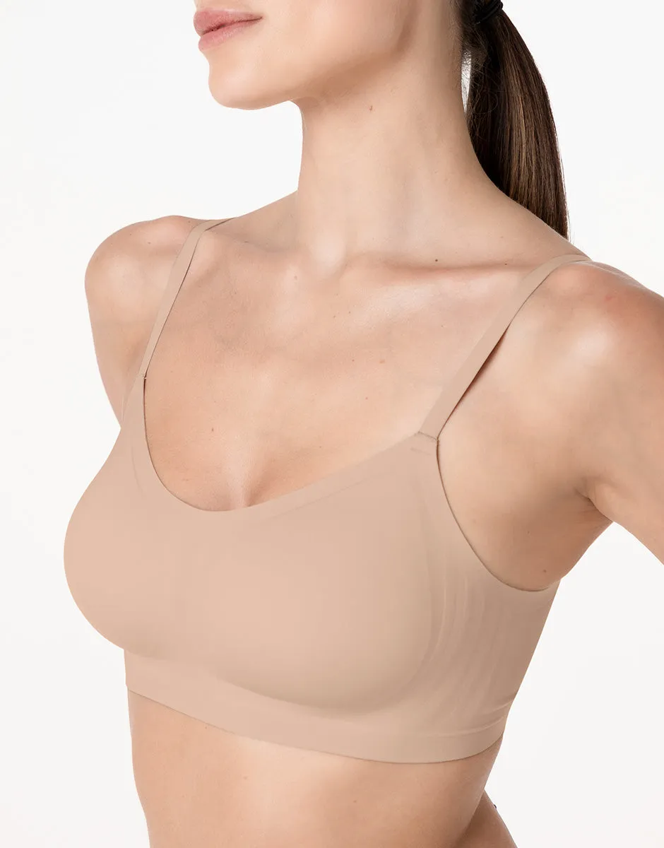 Lovable Invisible Fusion Reggiseno Senza Ferretto Nudo Chiaro