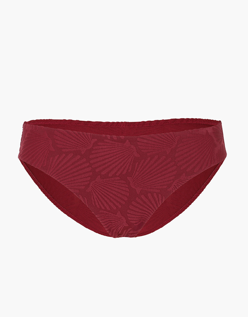 Lovable Embellished Jacquard slip midi mare rosso jacquard