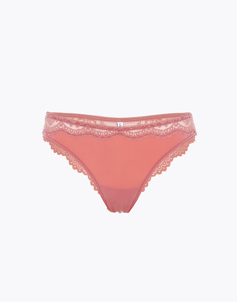 Lovable Stylish Lace brasiliano pizzo terracotta chiaro