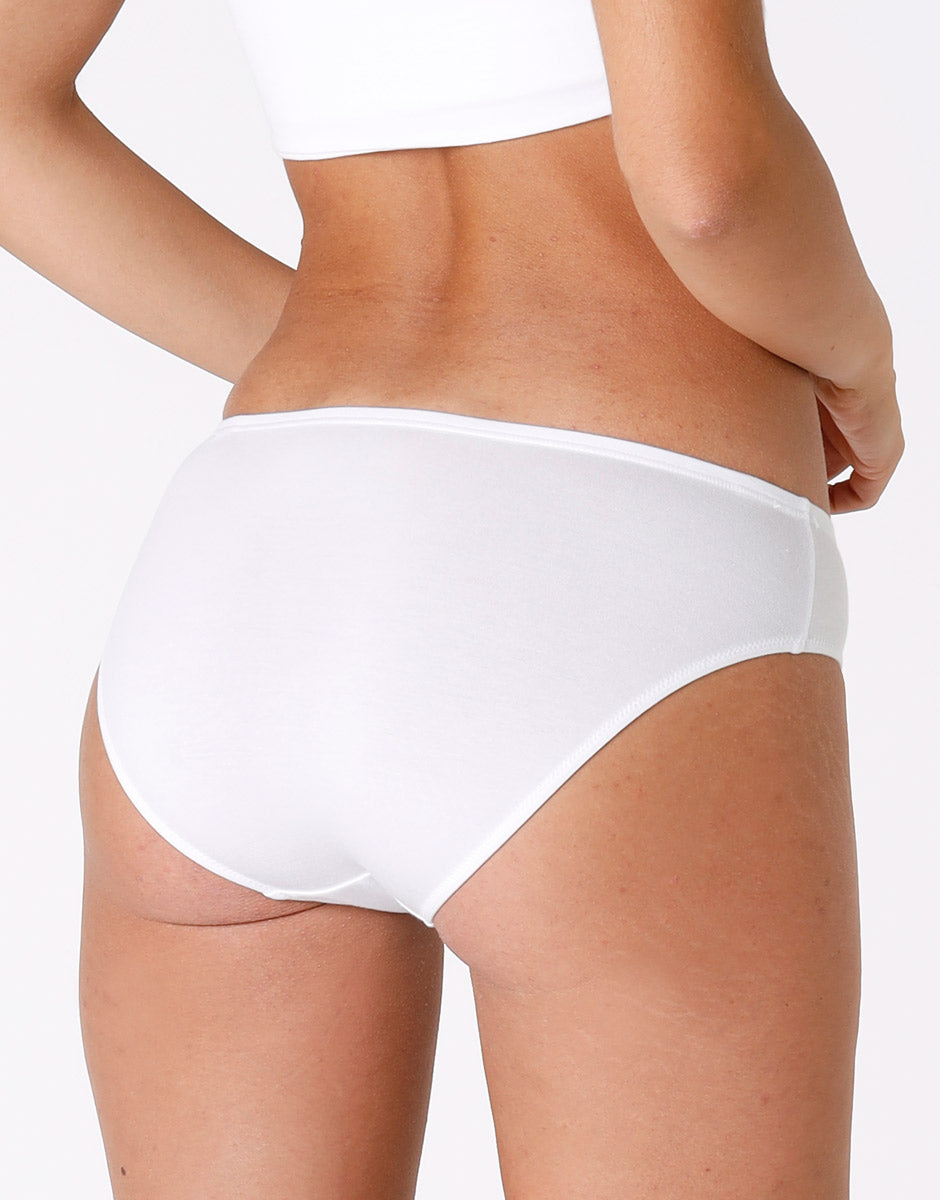 Lovable Lovely slip vita bassa bianco cotone modal