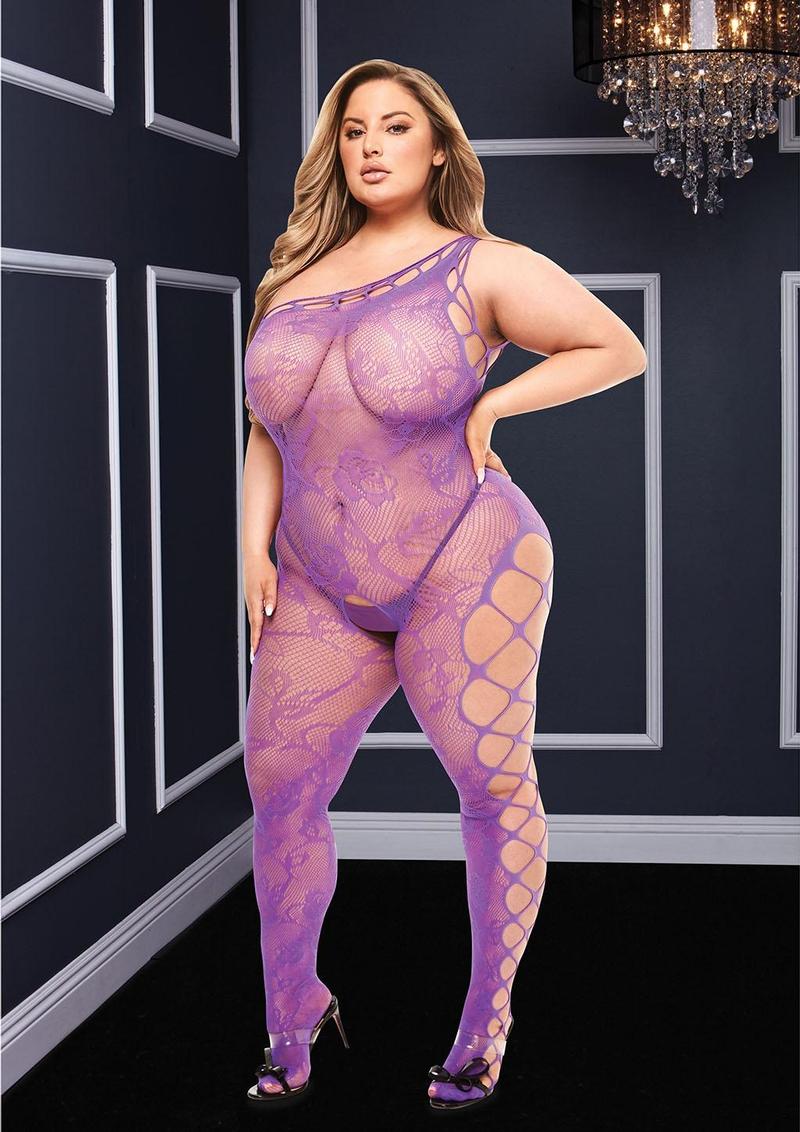 Baci Lingerie Off-the-Shoulder Bodystocking Pizzo