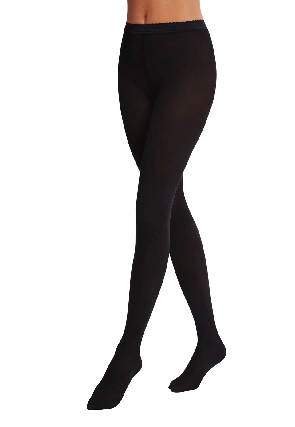 Wolford Superfine Cotton Rib 15015 collant donna a costine cotone