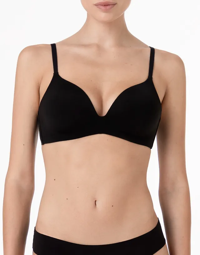 Lovable Invisible Essence reggiseno senza ferretto nero microfibra