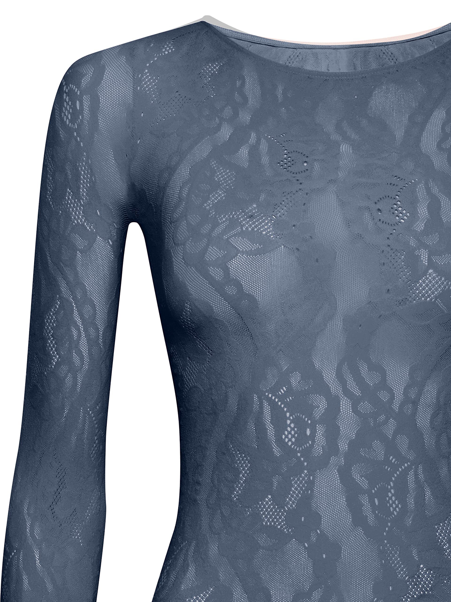 Wolford Ninat maglione collo rotondo luna indaco S