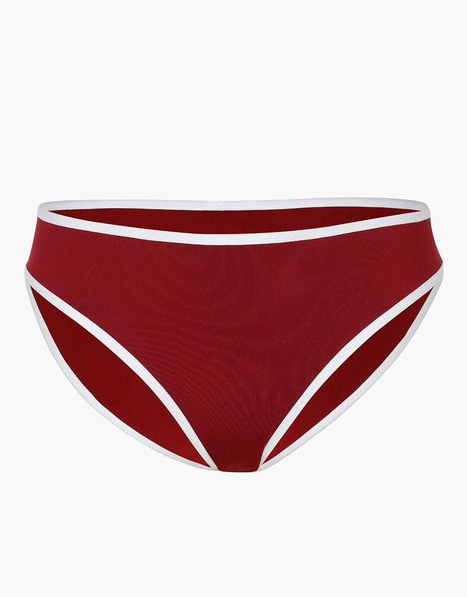 Lovable Timeless costume slip midi rosso microfibra