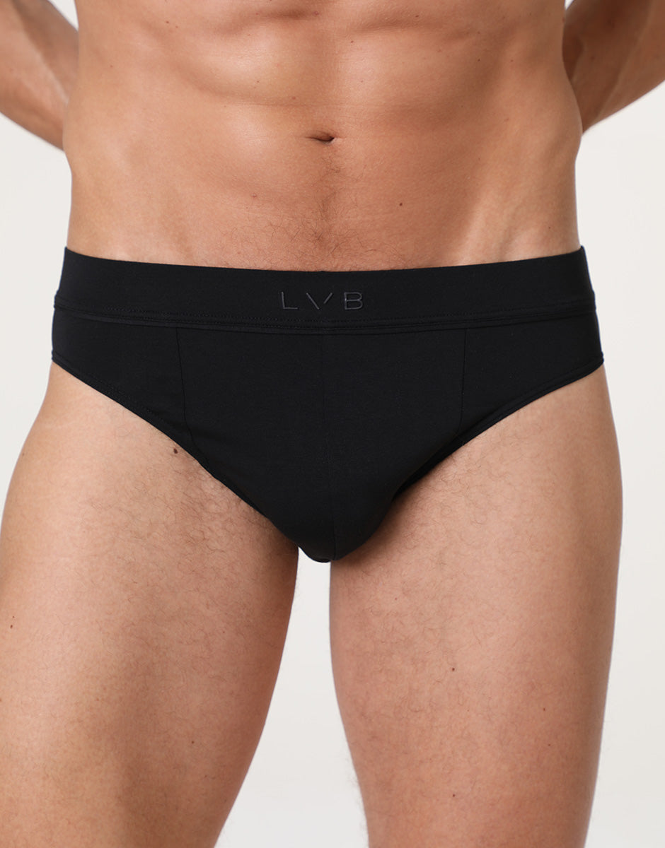 Lovable Modern Cotton Modal slip uomo nero cotone modal