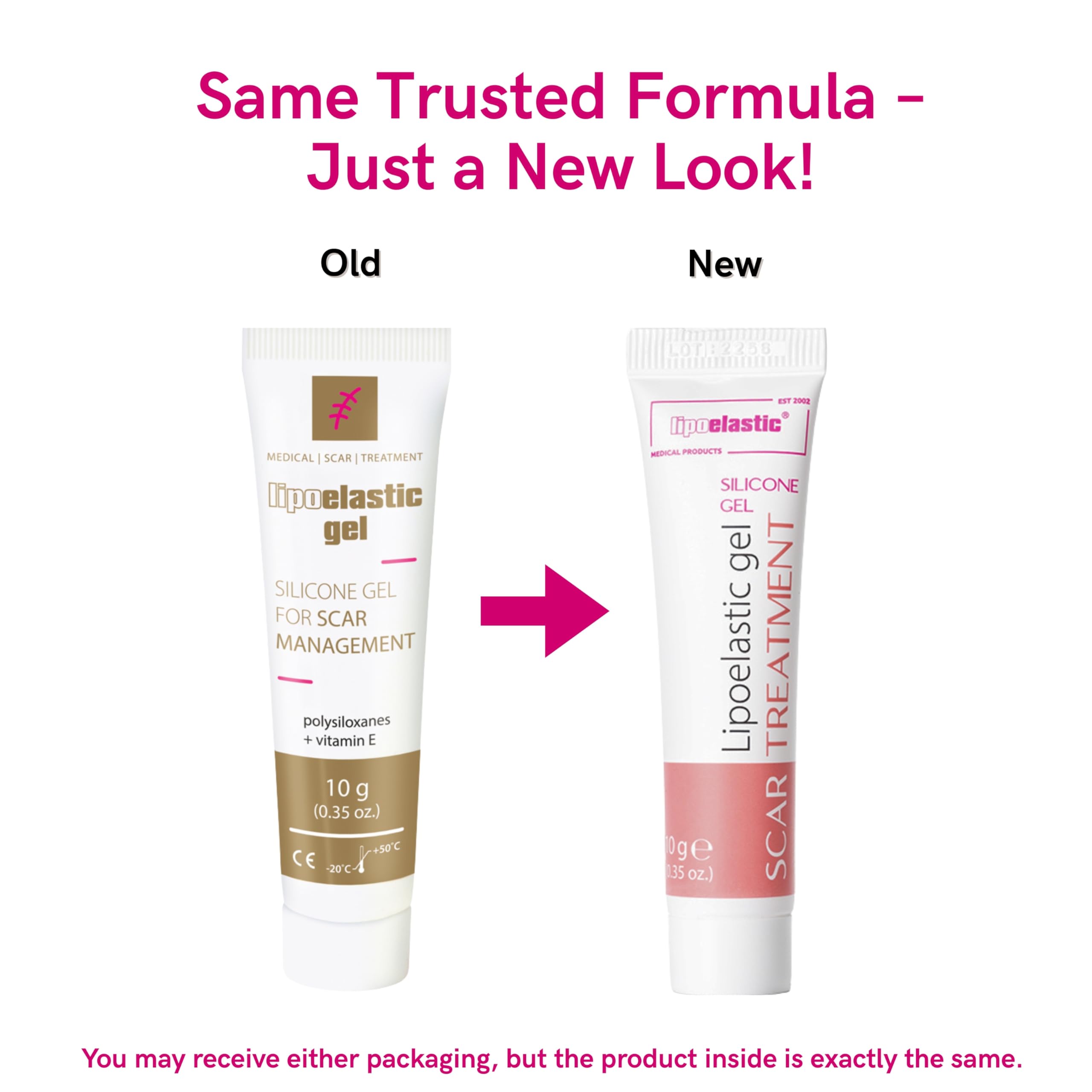 Lipoelastic gel silicone cicatrici vitamina E 10g trasparente