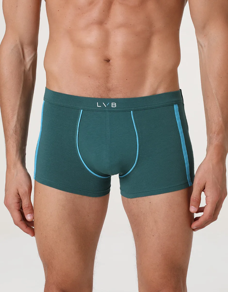 Lovable Man Sporty Stretch Cotton boxer verde mediterraneo cotone