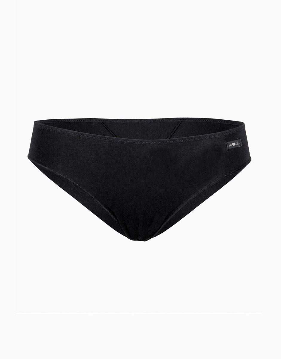 Lovable Invisible Cotton slip cotone nero invisibile