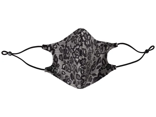 Wolford maschera in pizzo seta unisex con elastici