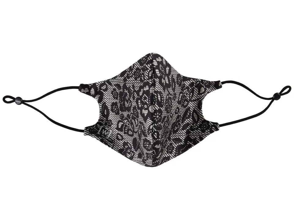 Wolford maschera in pizzo seta unisex con elastici