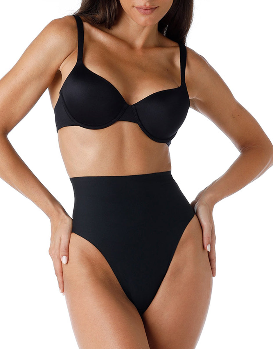 Lovable Smooth Shaping Guaina Perizoma Vita Alta Nero