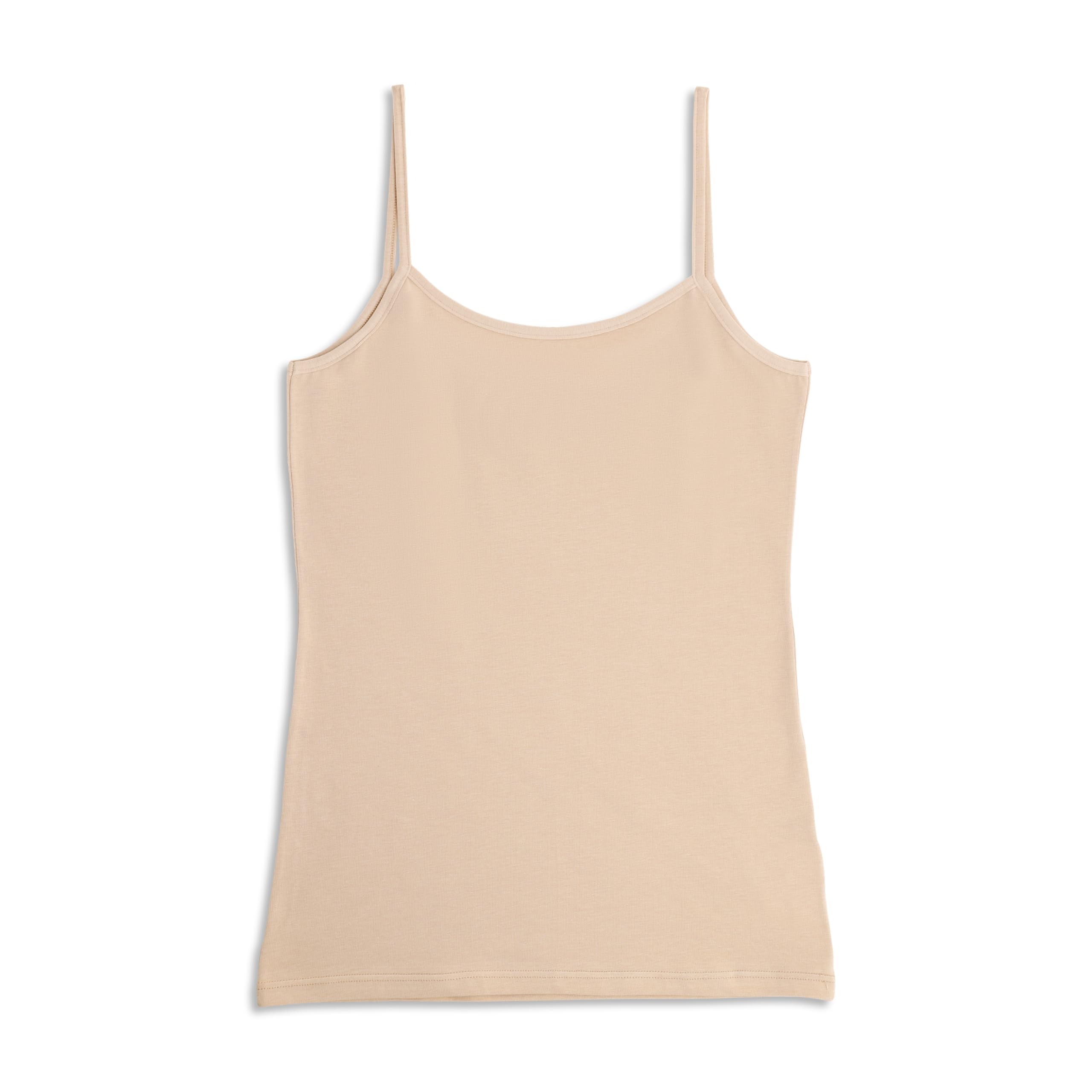 Cotonella top spalline sottili jersey cotone beige S