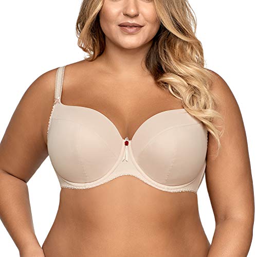 Ava 1263 Liscio reggiseno con ferretto taglia 3C beige