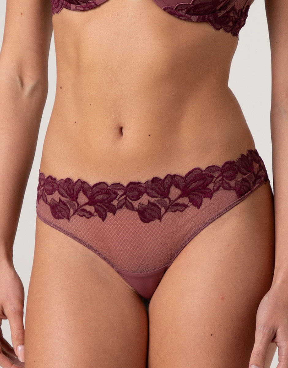 Lovable Elegant Muse slip brasiliano rosso amaranto