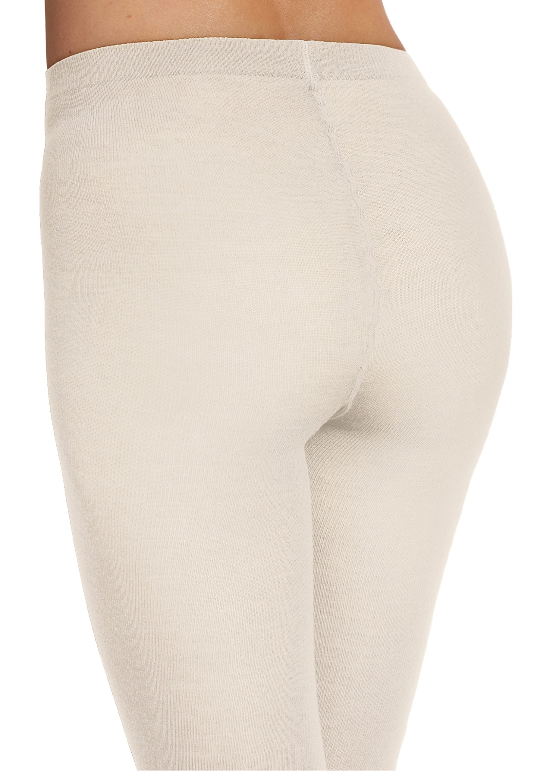 Wolford Merino Tights Collant Opaco Bianco Ecru S