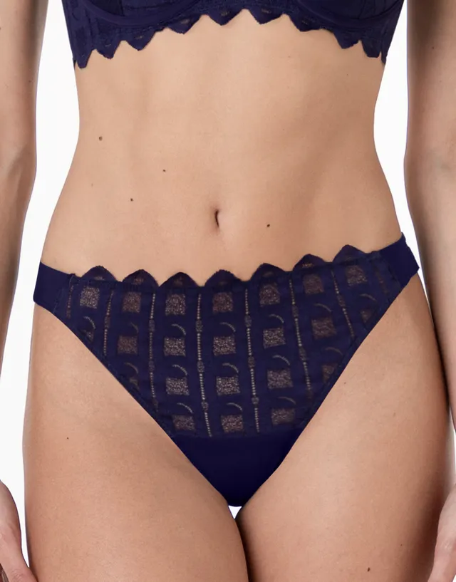 Lovable L’Allure brasiliano in pizzo viola scuro
