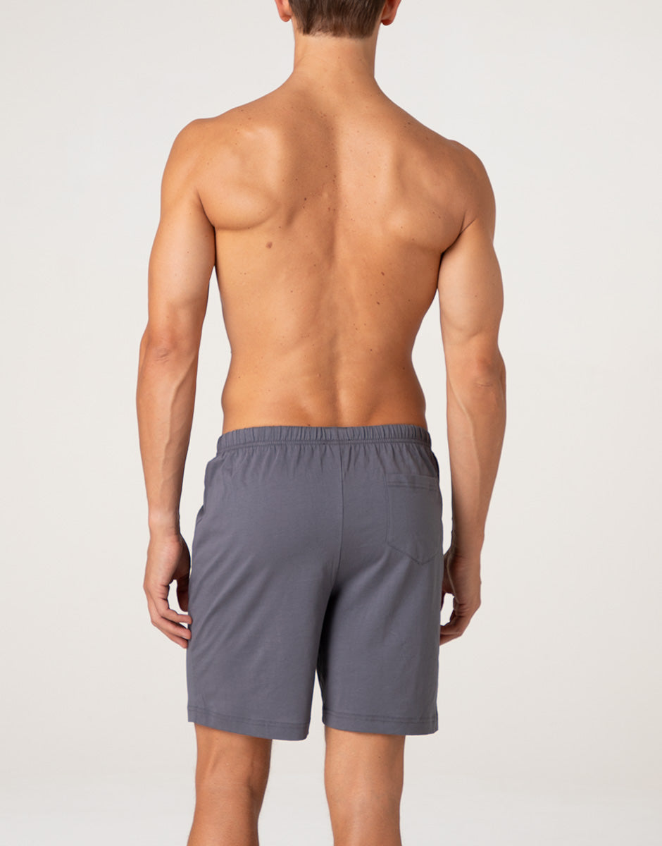 Lovable Man Pantaloncino Jersey Cotone grigio scuro