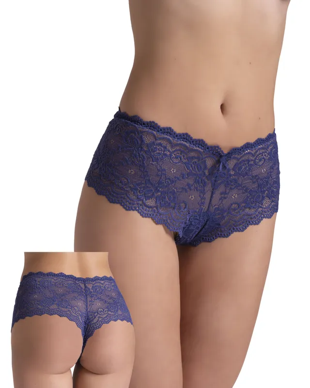 Intimami Brasiliana Pizzo Corallo Nylon Elasticizzato