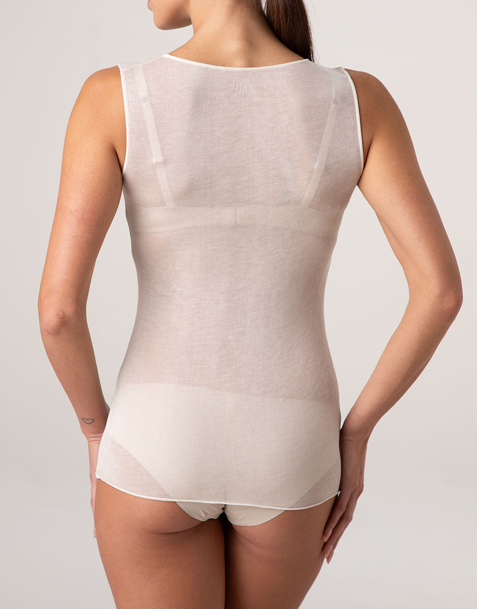Lovable Ultralight and Warm canotta sabbia modal cashmere