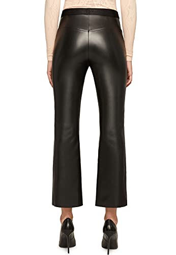 Wolford Jenna pantaloni flare pelle vegana neri
