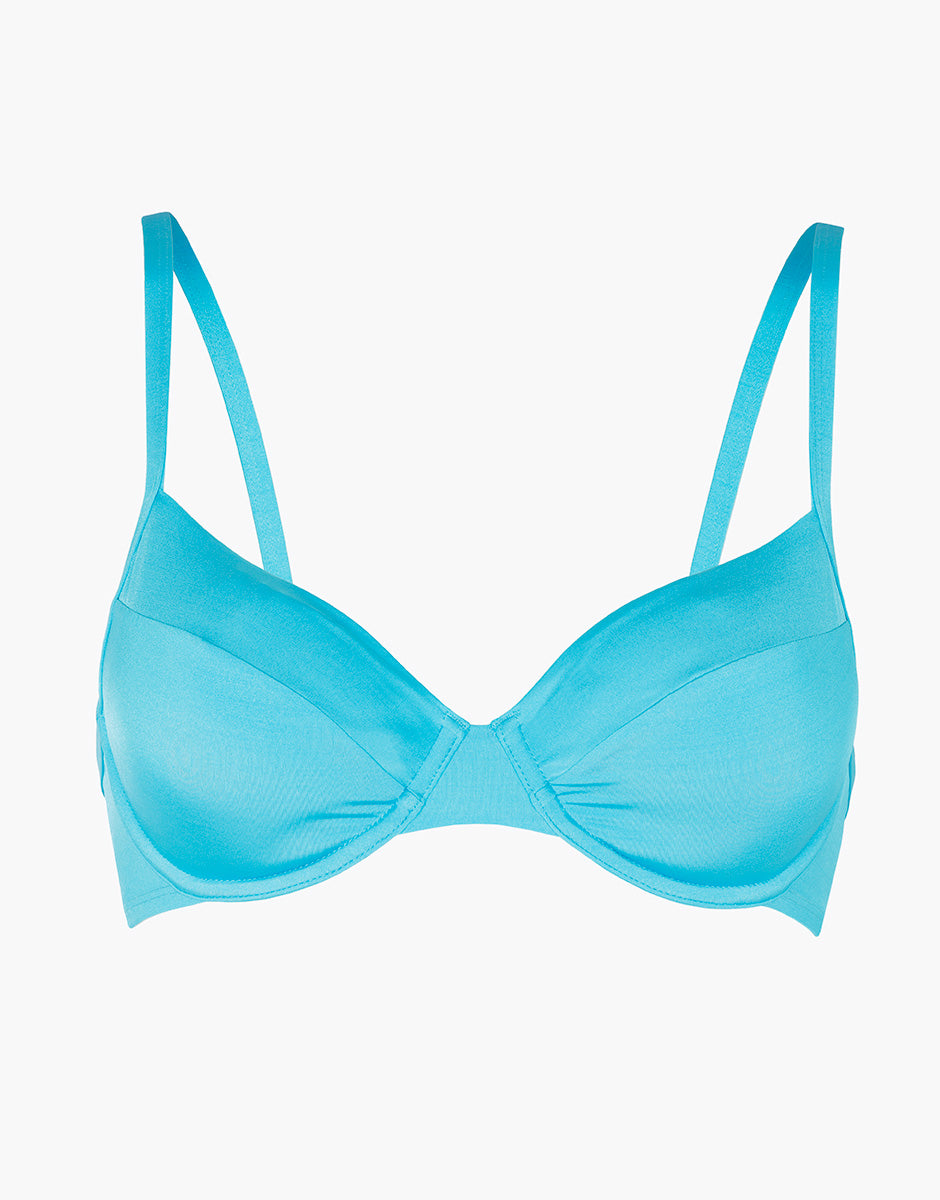 Lovable Essential Micro reggiseno bikini turchese con ferretto