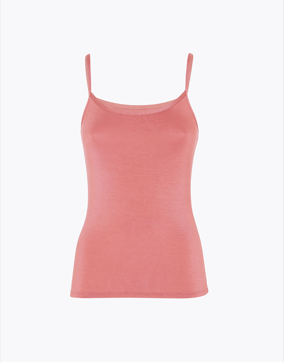 Lovable Basic Soul L7012 Top Viscosa Terracotta Chiaro Spalline