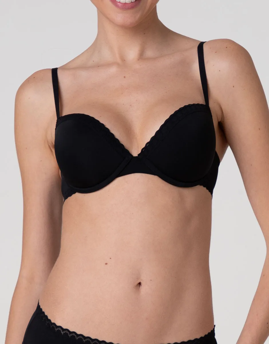 Lovable Value Micro LLDY8 reggiseno nero microfibra