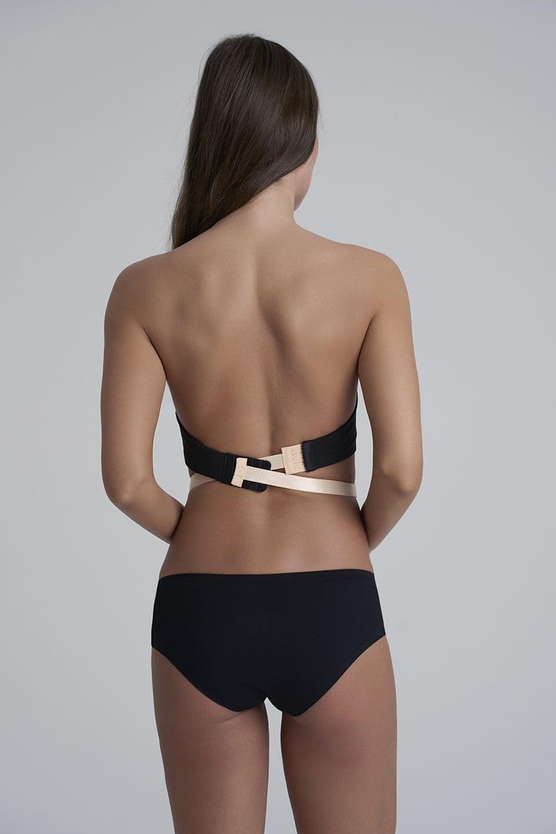 Bye Bra spalline schiena bassa 3 ganci 10 cm 3 pezzi