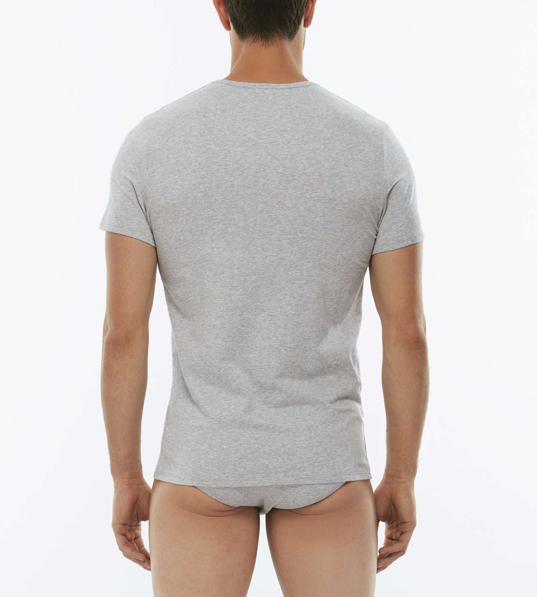 Lovable Cotton Stretch L05XUE1-026 t-shirt grigio cotone elasticizzato