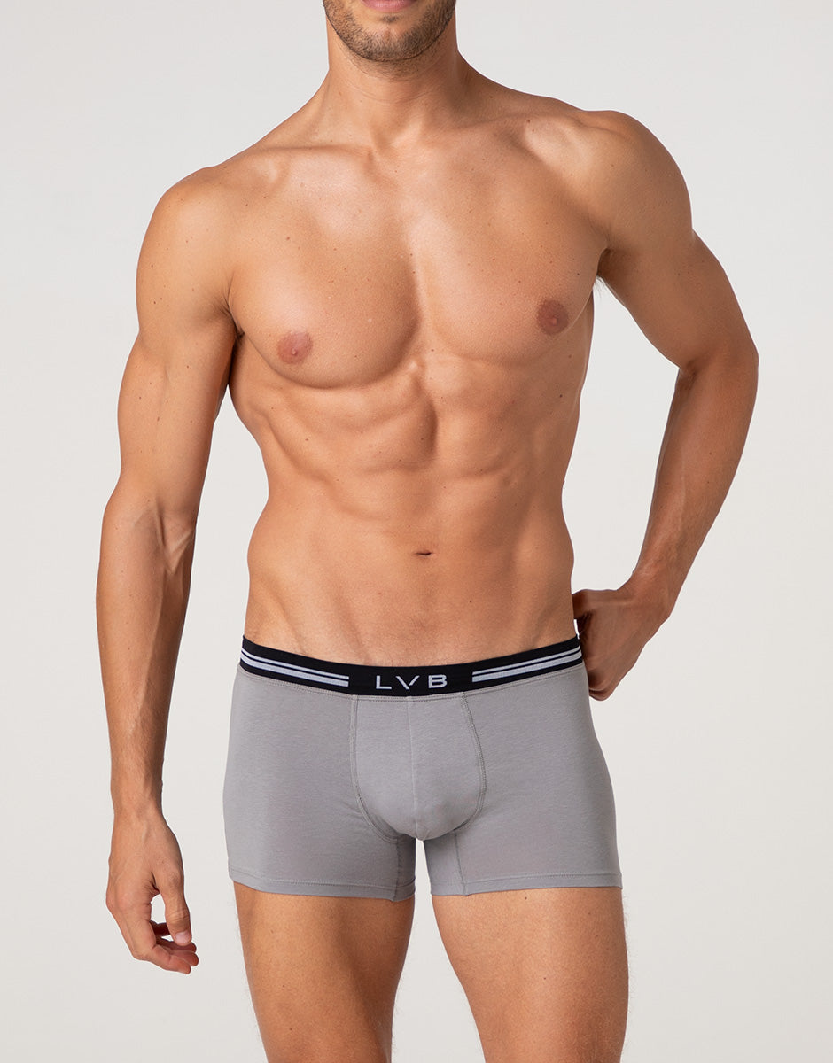 Lovable Man Comfort 360 boxer grigio scuro cotone