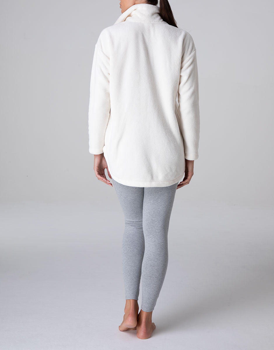 Lovable Homewear Pelliccetta Jersey Completo bianco latte