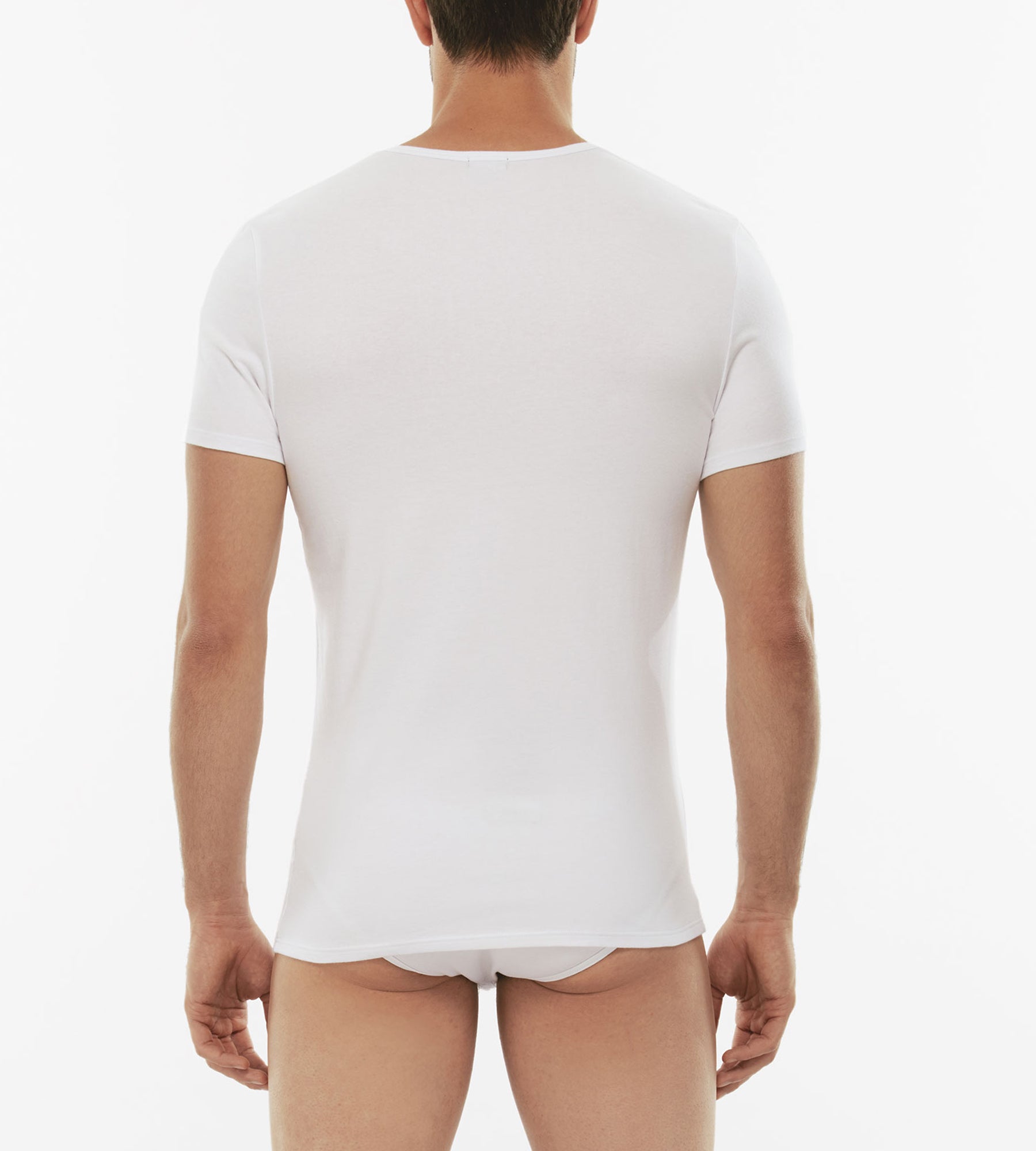 Lovable Cotton Stretch L05XUE1-003 t-shirt bianco cotone elasticizzato