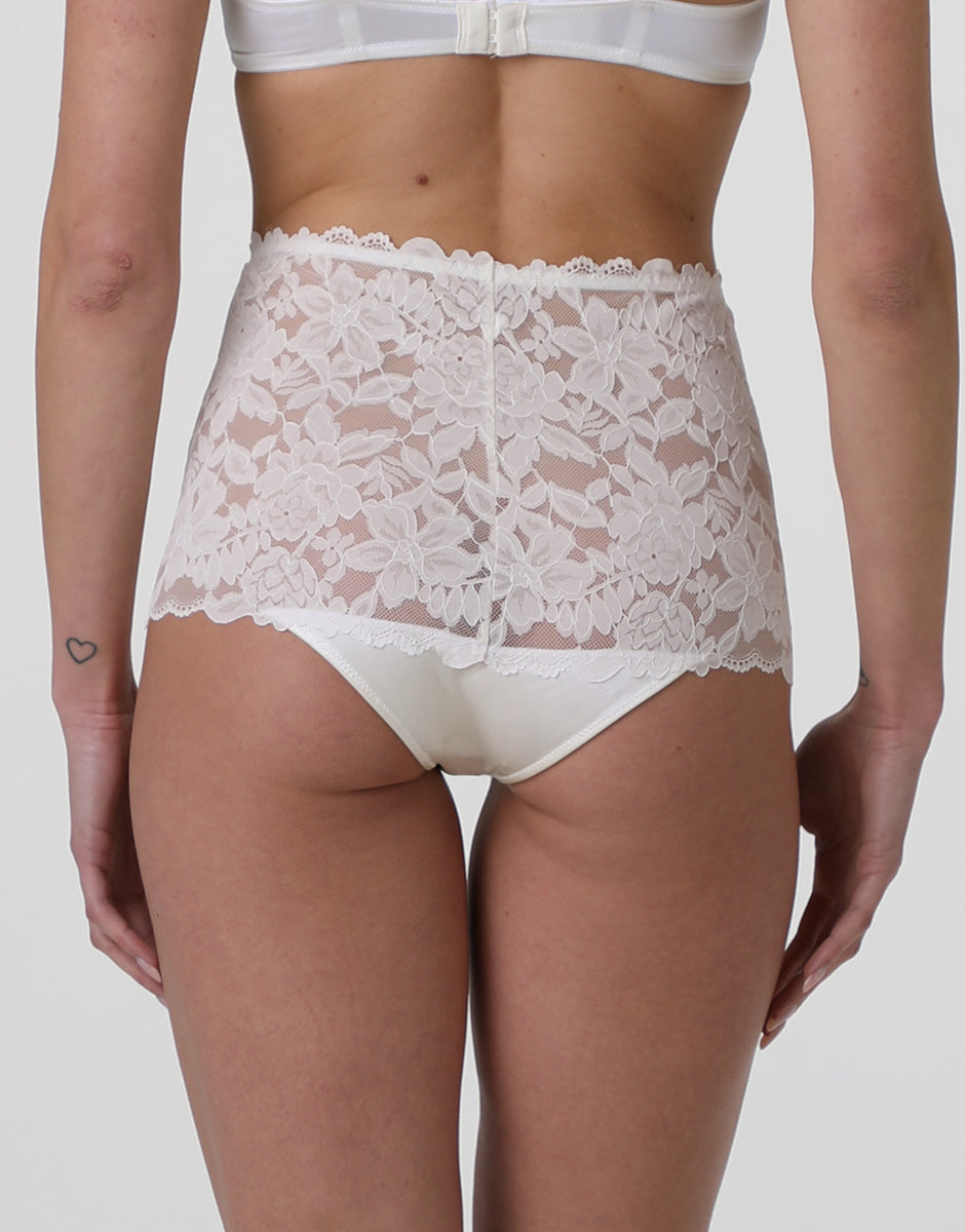 Lovable Beautiful Lace Slip Alto bianco latte pizzo