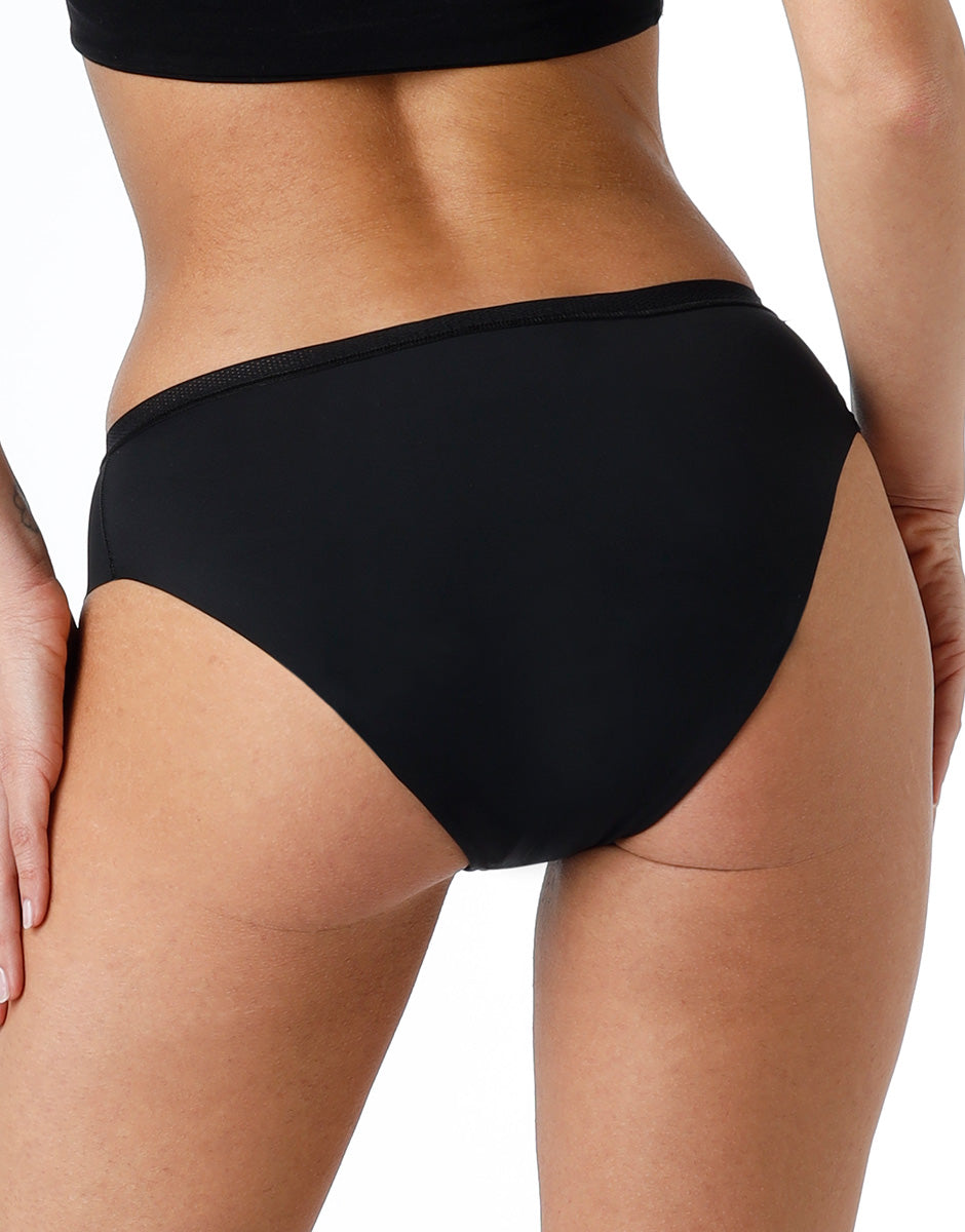 Lovable slip mestruale microfibra nero flusso medio