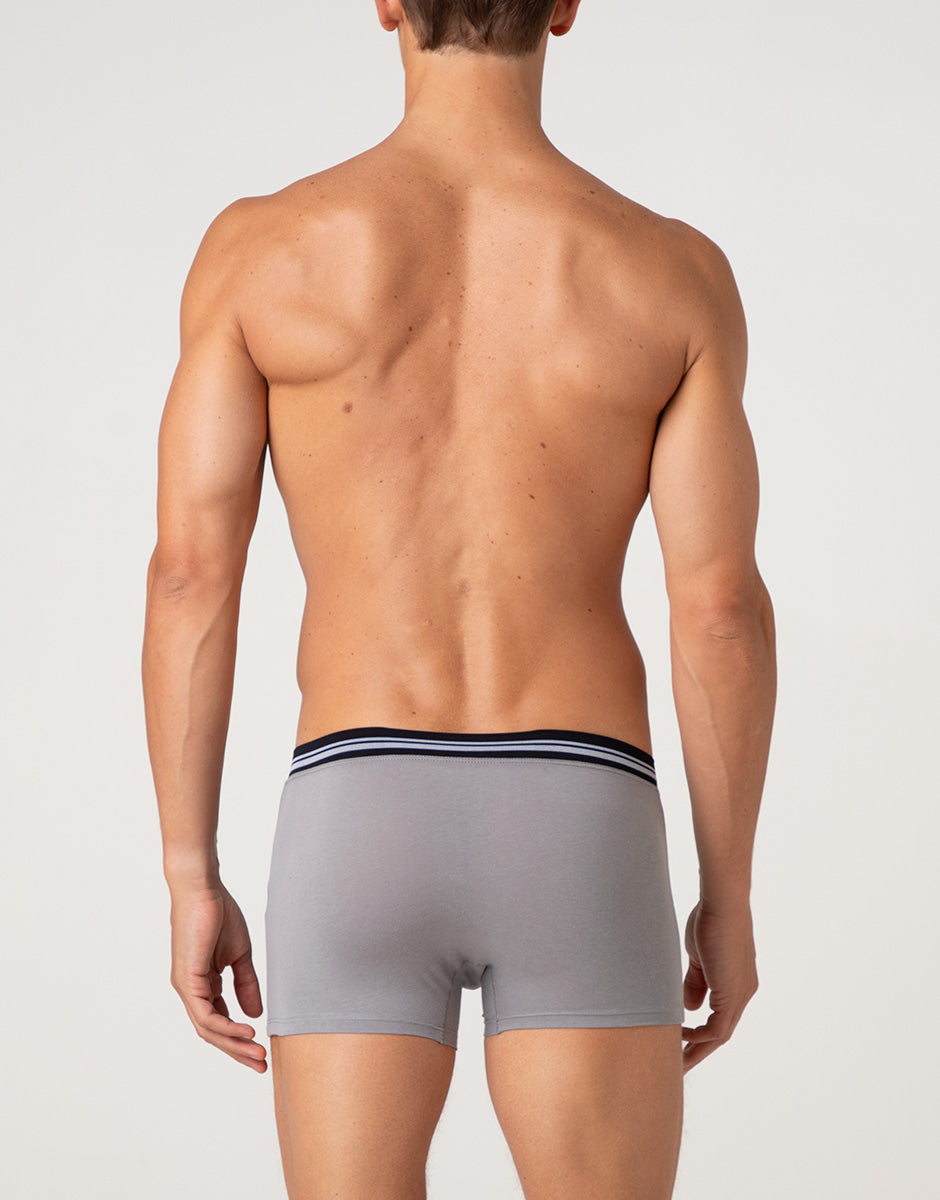 Lovable Man Comfort 360 boxer grigio scuro cotone