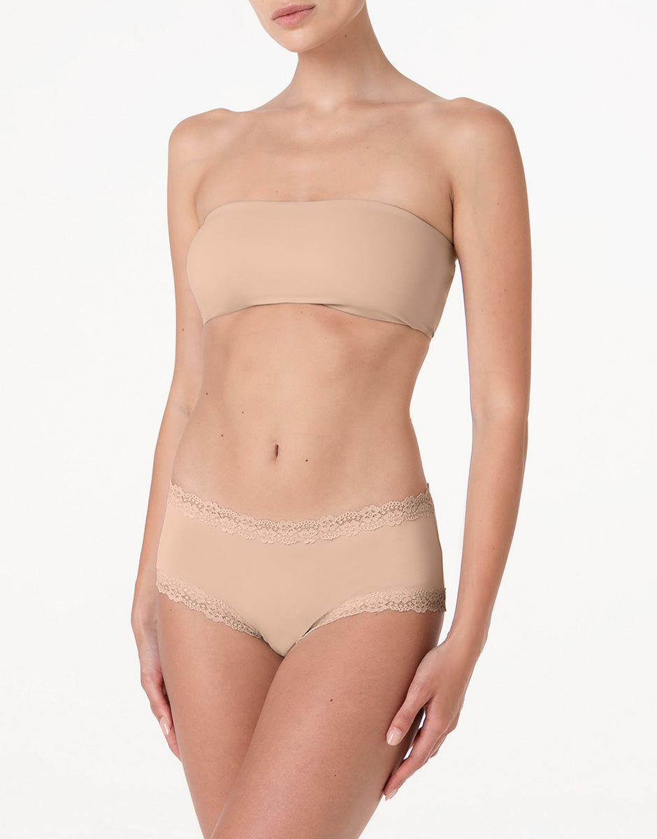 Lovable Lacy Micro LLEST culotte nudo chiaro pizzo