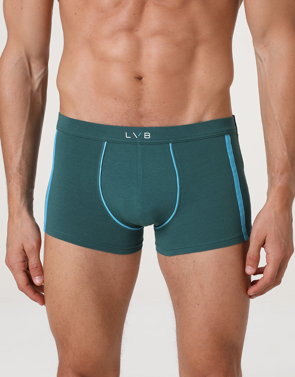 Lovable Man Sporty Stretch Cotton boxer verde mediterraneo cotone