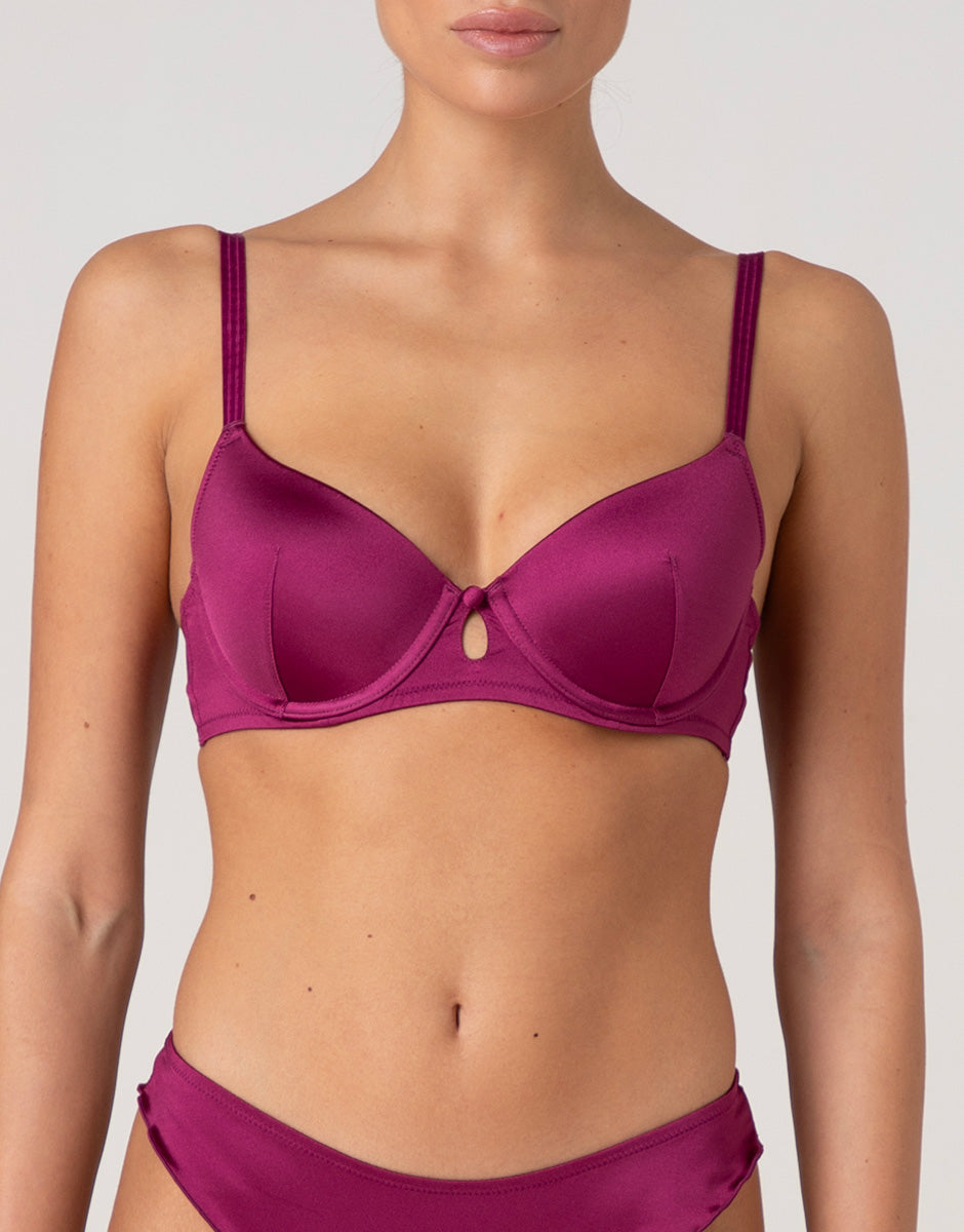 Lovable Chic Micro reggiseno imbottito lampone viola