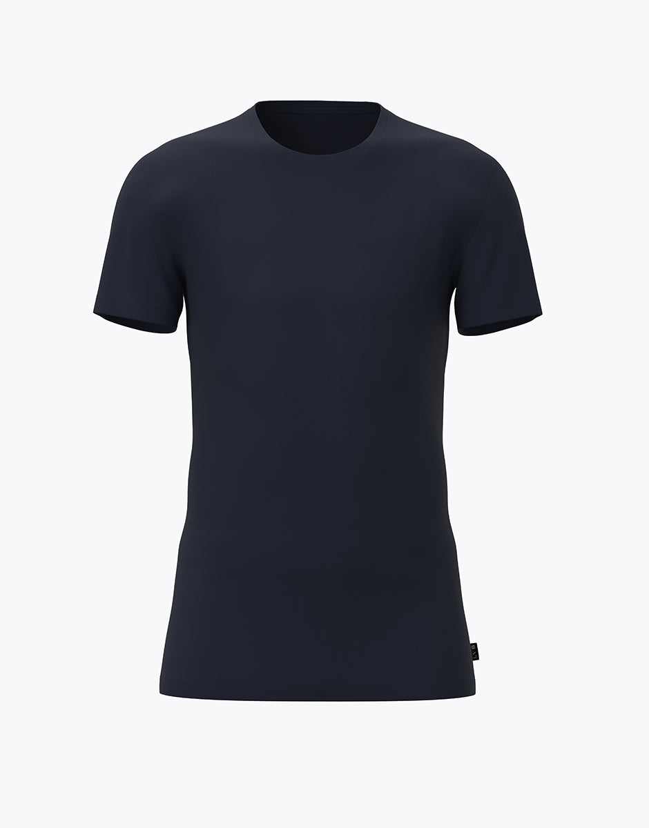 Lovable Casual Stretch Cotton t-shirt girocollo blu notte cotone
