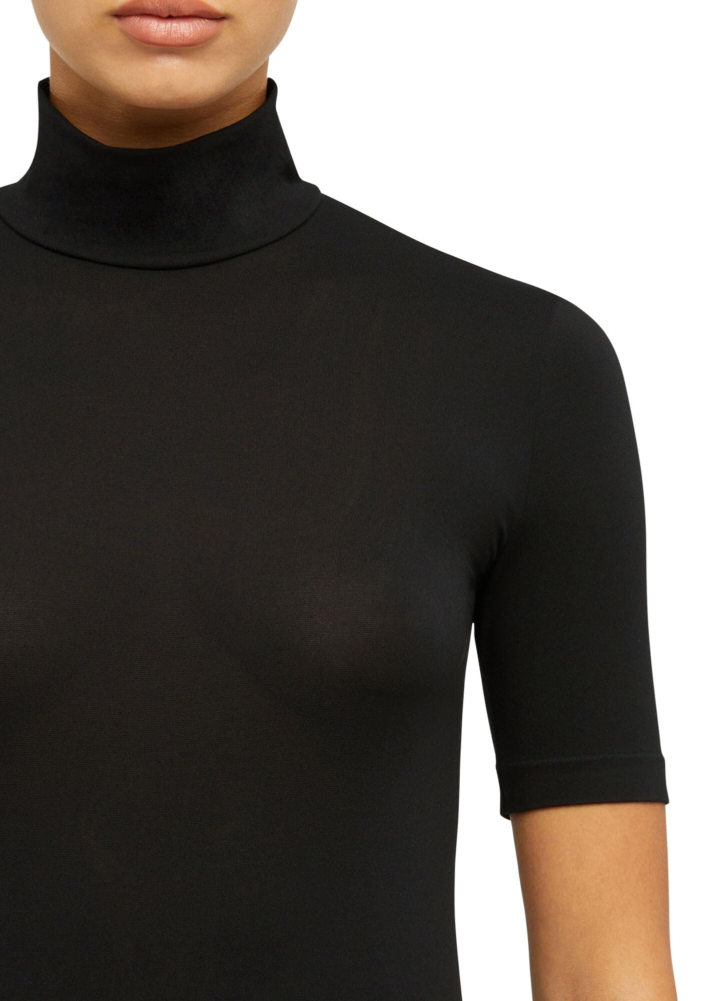 Wolford Aurora top nero XS vestibilità aderente