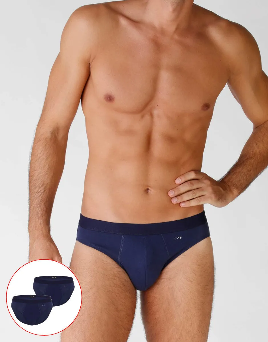 Lovable Man slip blu 2 pezzi cotone elasticizzato