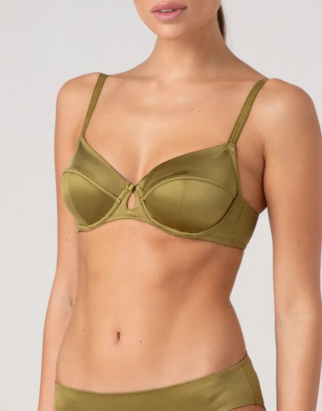 Lovable Chic Micro reggiseno balconcino verde cardamomo