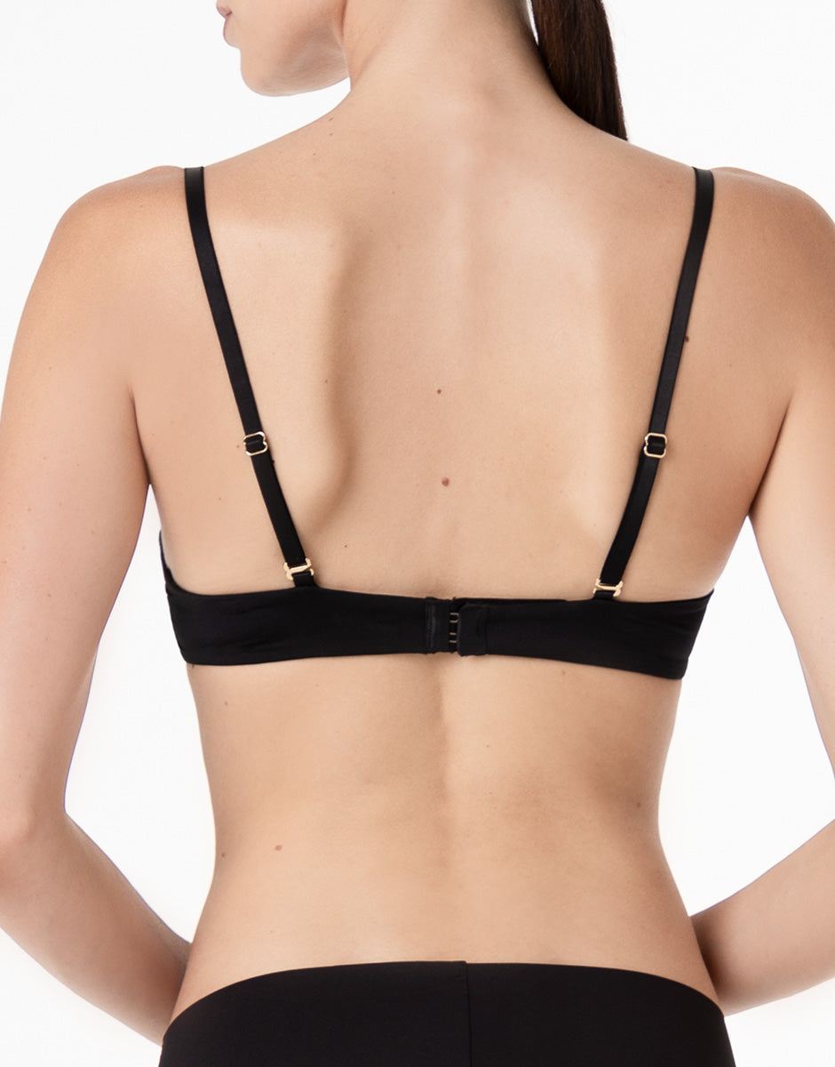 Lovable Invisible Breeze reggiseno senza ferretto nero leggero