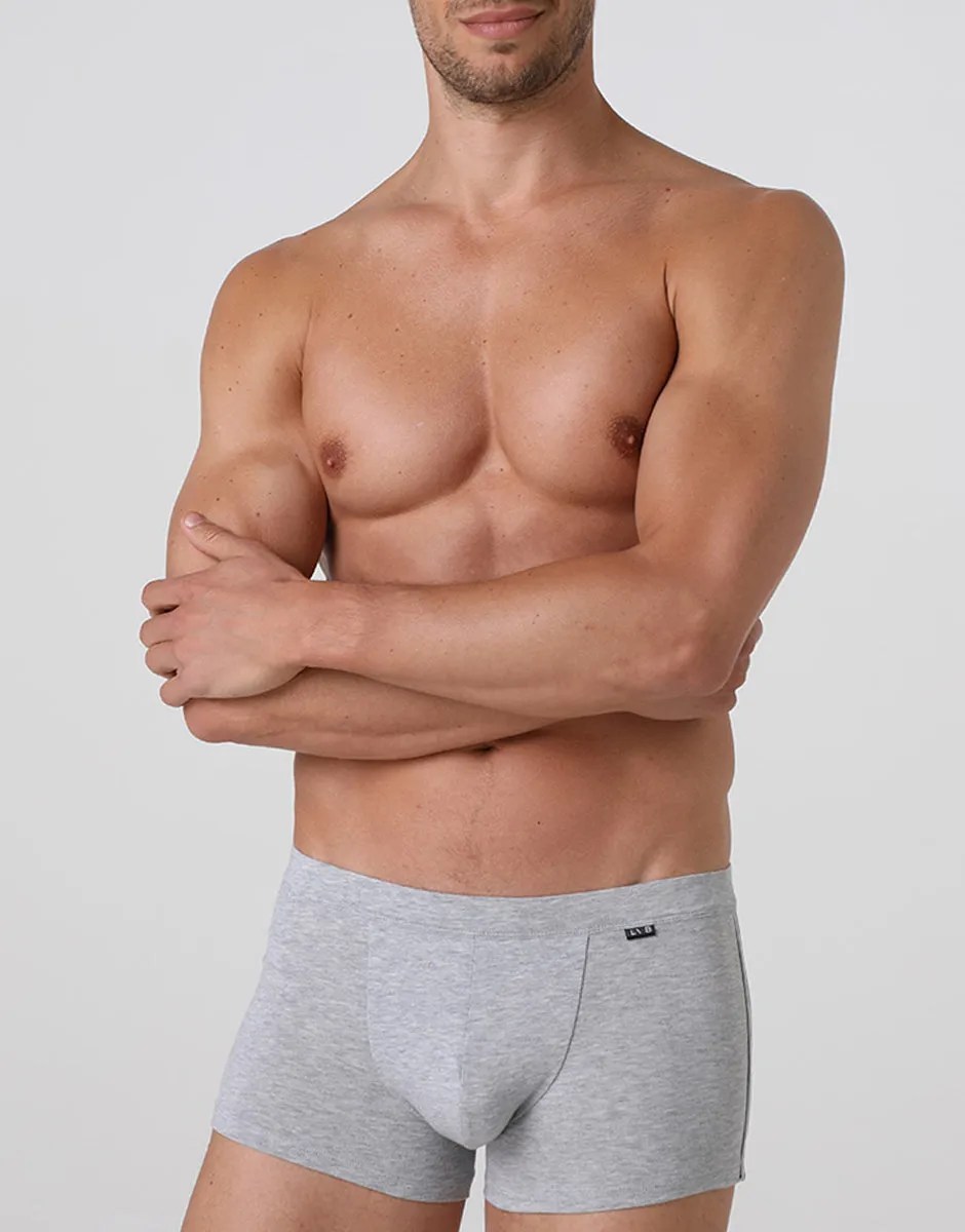 Lovable Man Cotton Stretch boxer grigio melange cotone elastico
