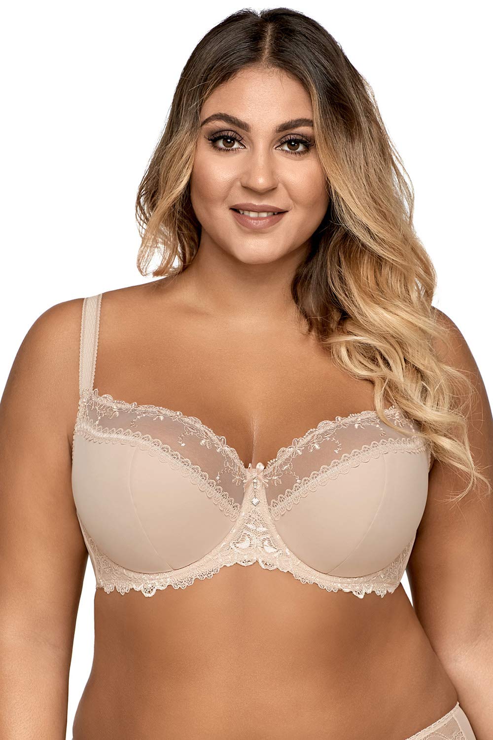 Ava 1030 Liscio reggiseno semi imbottito beige 6D