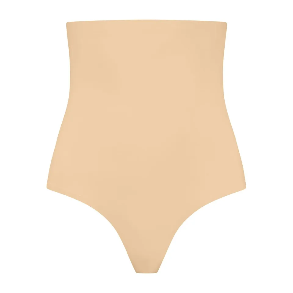 Bye Bra Perizoma Invisibile Vita Alta slip beige S senza cuciture