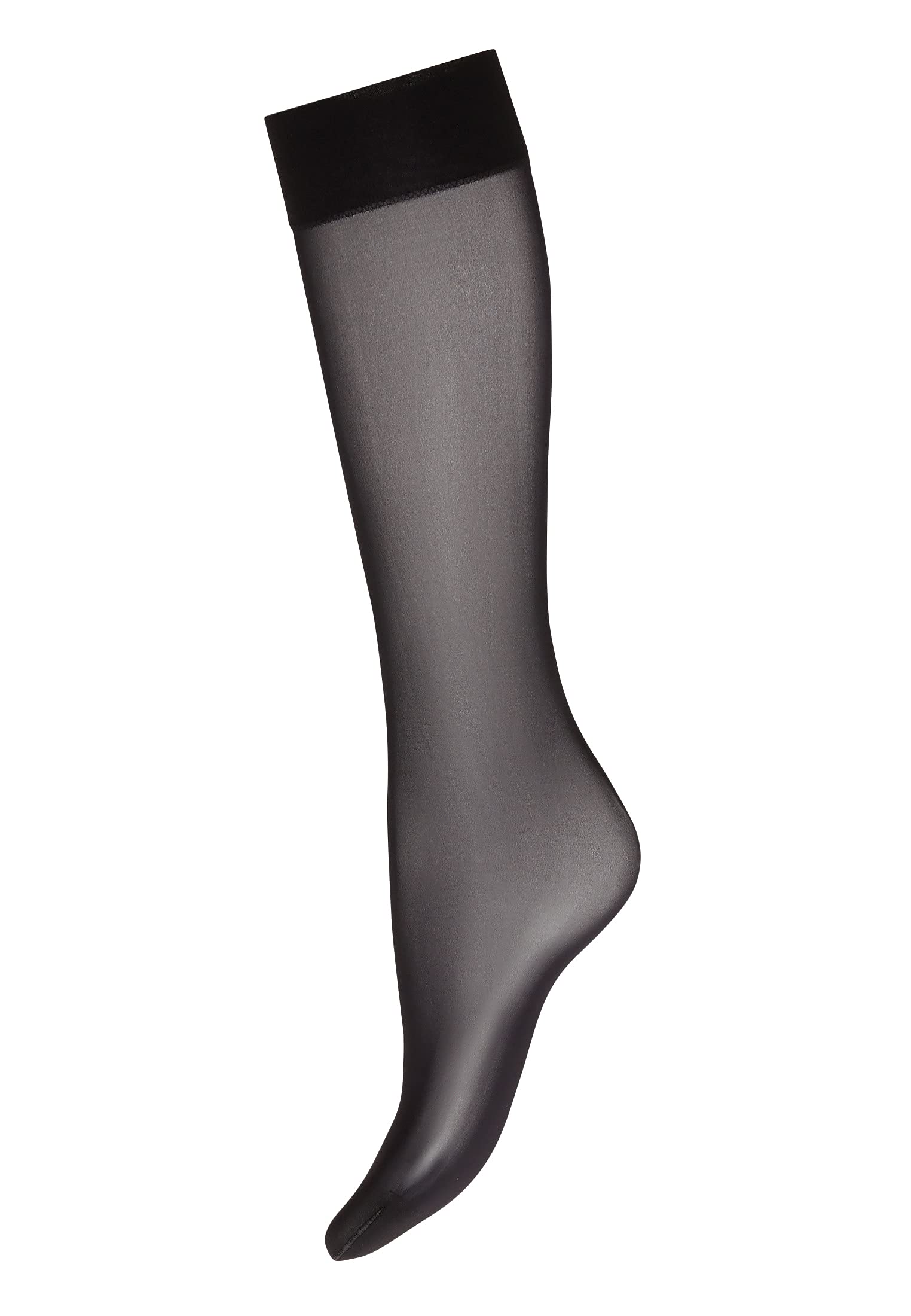 Wolford 10 Den Collant Velato Nero Trasparente