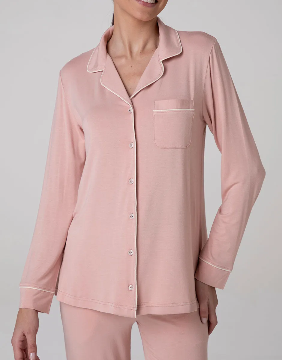 Lovable casacca aperta viscosa rosa blush manica lunga