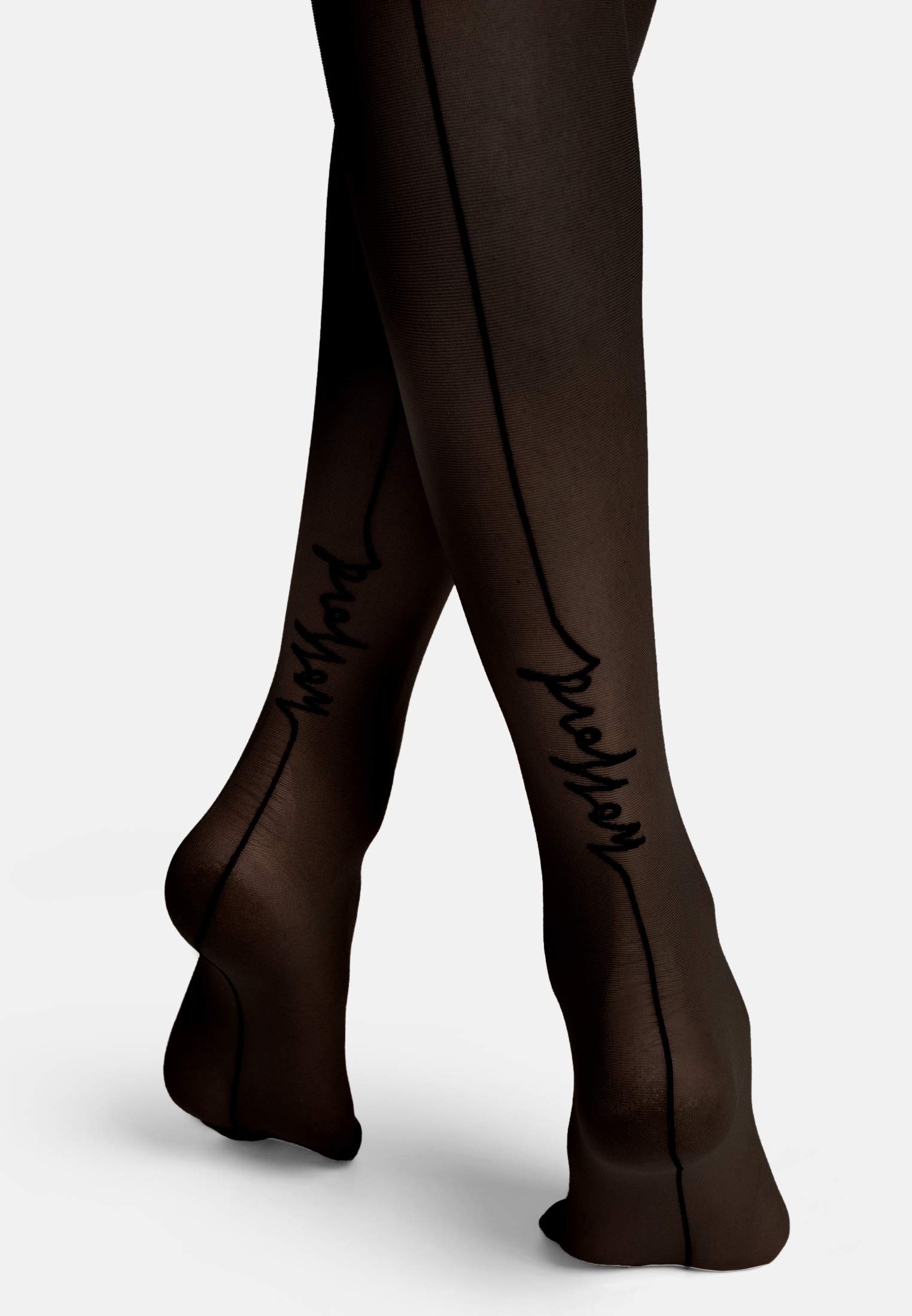 Wolford Script Backseam Tights collant 20 den opaco